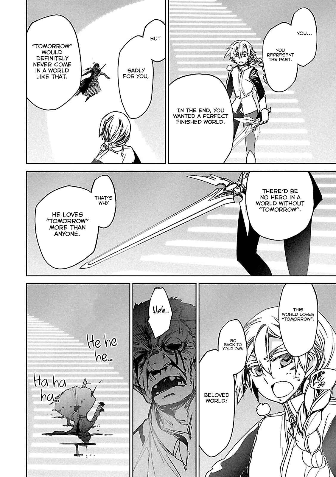 Page 38 Chapter 57 MAOYU : Archenemy and Hero “Become mine, Hero” “I refuse!”
