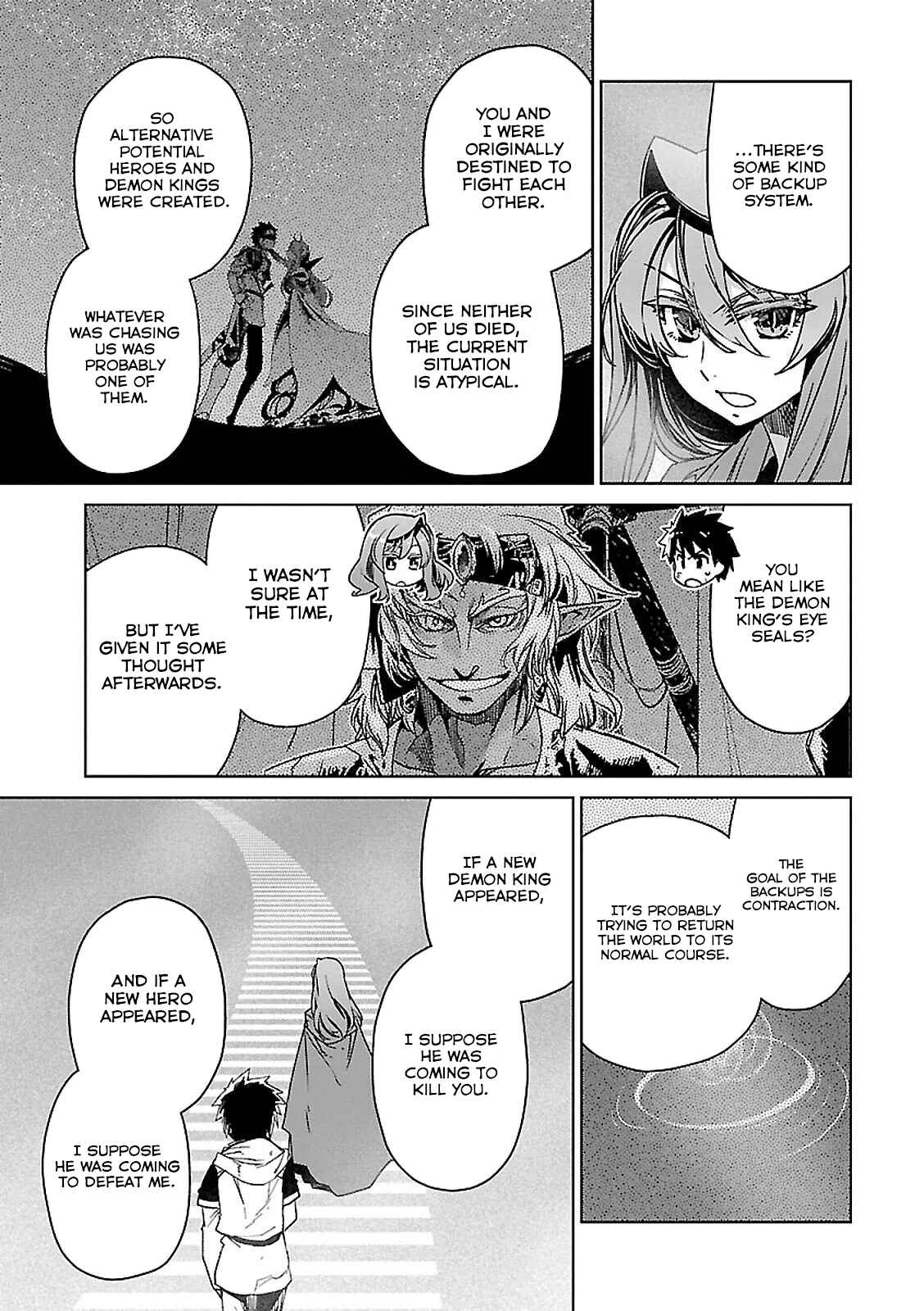 Page 45 Chapter 57 MAOYU : Archenemy and Hero “Become mine, Hero” “I refuse!”