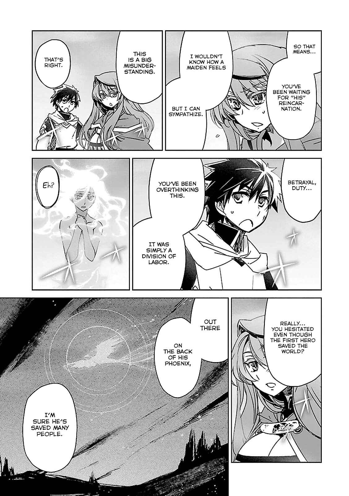 Page 55 Chapter 57 MAOYU : Archenemy and Hero “Become mine, Hero” “I refuse!”