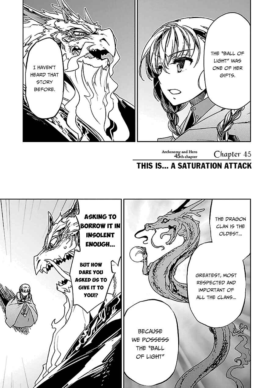 Page 4 Chapter 45 MAOYU : Archenemy and Hero “Become mine, Hero” “I refuse!”