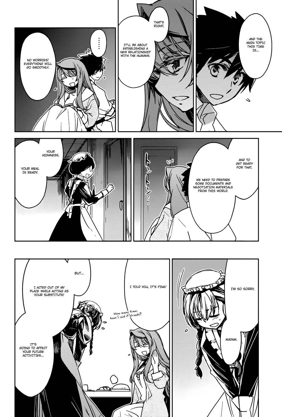 Page 10 Chapter 24 MAOYU : Archenemy and Hero “Become mine, Hero” “I refuse!”