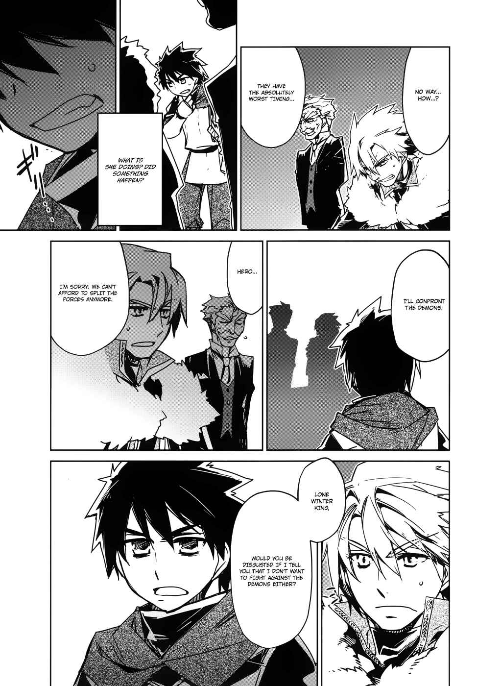 Page 36 Chapter 18 MAOYU : Archenemy and Hero “Become mine, Hero” “I refuse!”