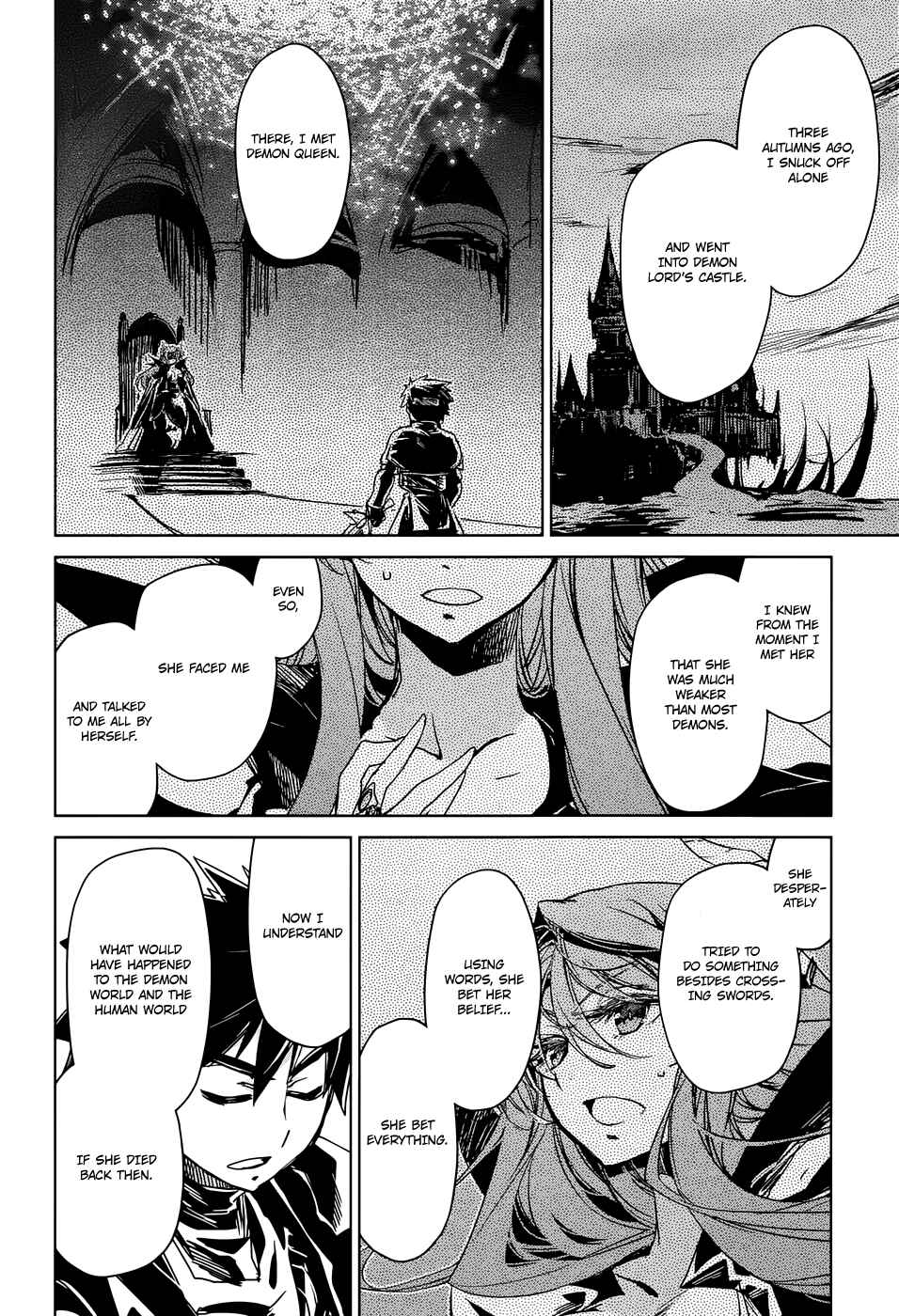 Page 28 Chapter 30 MAOYU : Archenemy and Hero “Become mine, Hero” “I refuse!”