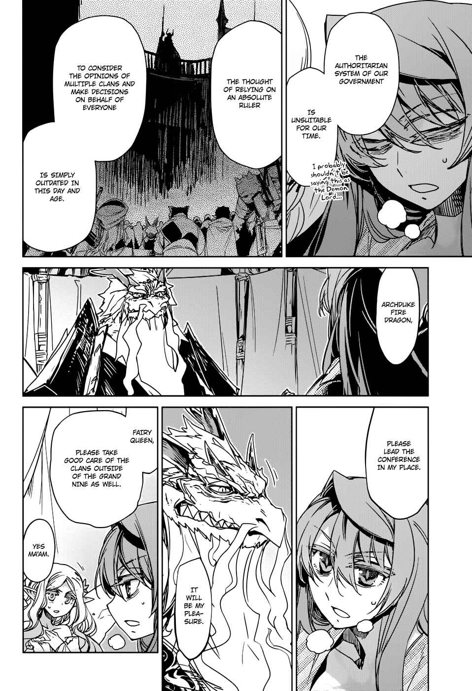 Page 34 Chapter 30 MAOYU : Archenemy and Hero “Become mine, Hero” “I refuse!”
