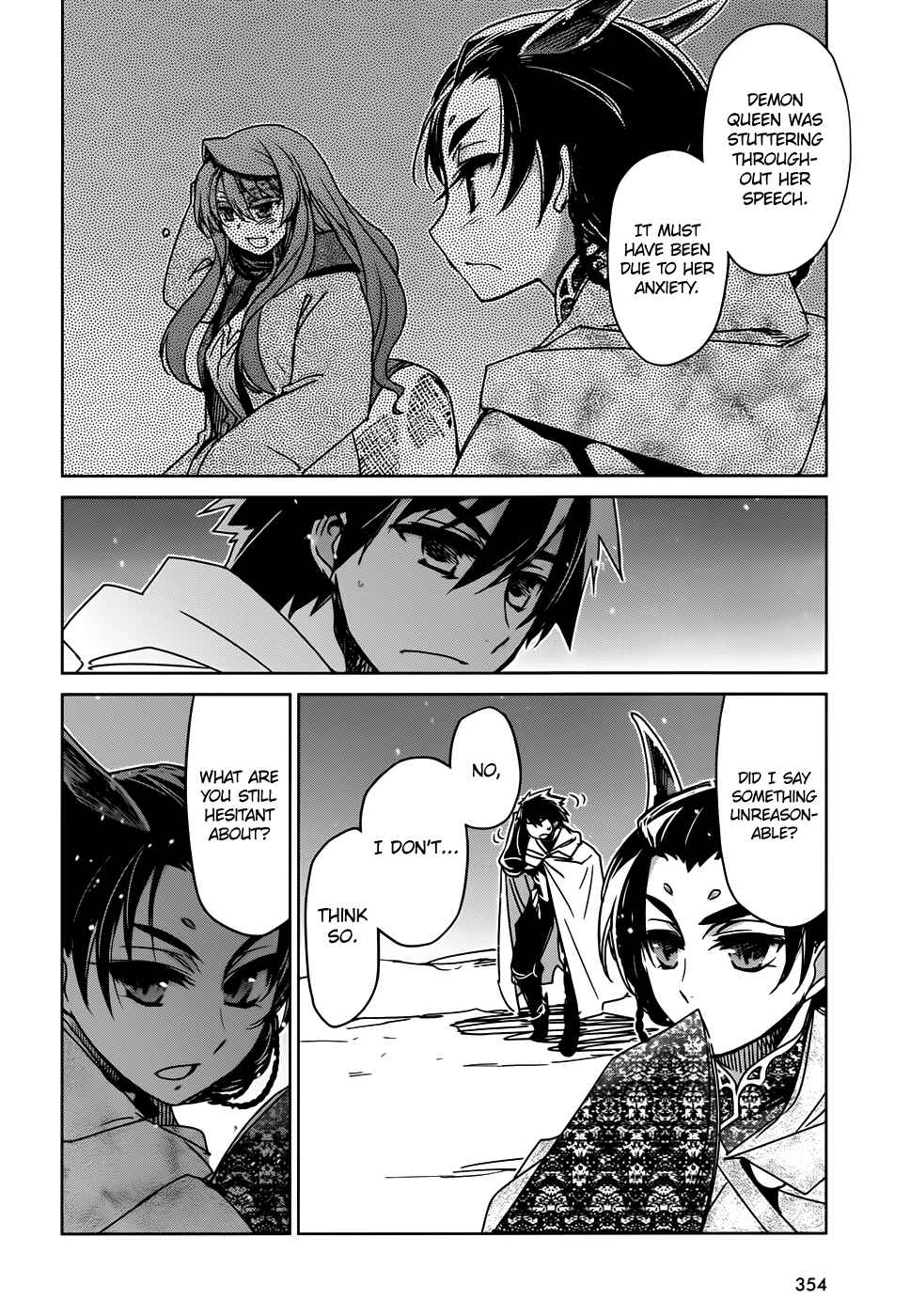 Page 27 Chapter 33 MAOYU : Archenemy and Hero “Become mine, Hero” “I refuse!”