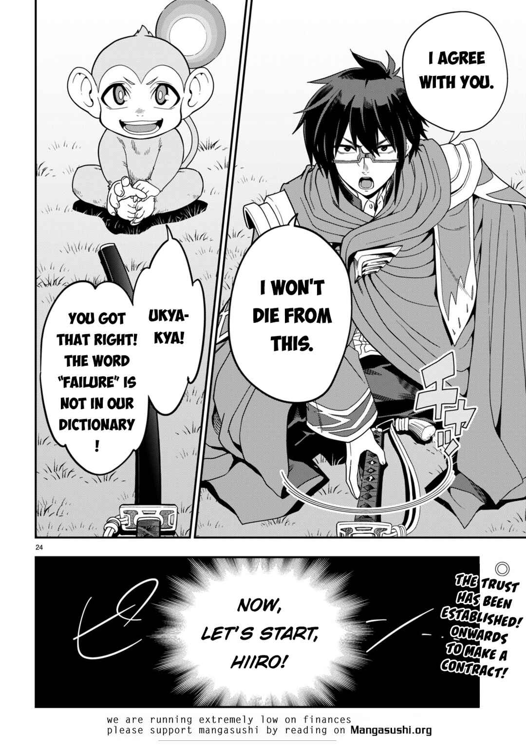 Page 24 Chapter 106 Konjiki no Word Master - Yuusha Yonin ni Makikomareta Unique Cheat