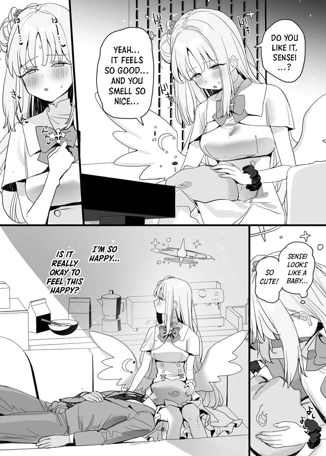 Page 8 Chapter Unknown_ef0e Blue Archive - It’s Okay for a Student to Have Sex with Sensei, Right?