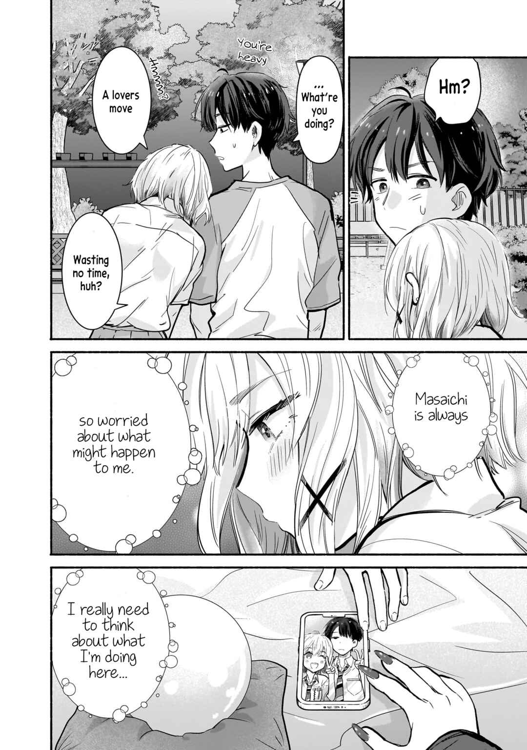 Page 18 Chapter 24 Nee, Mou Isso Tsukiacchau? Osananajimi no Bishoujo ni Tanomarete, Camo Kareshi Hajimemashita