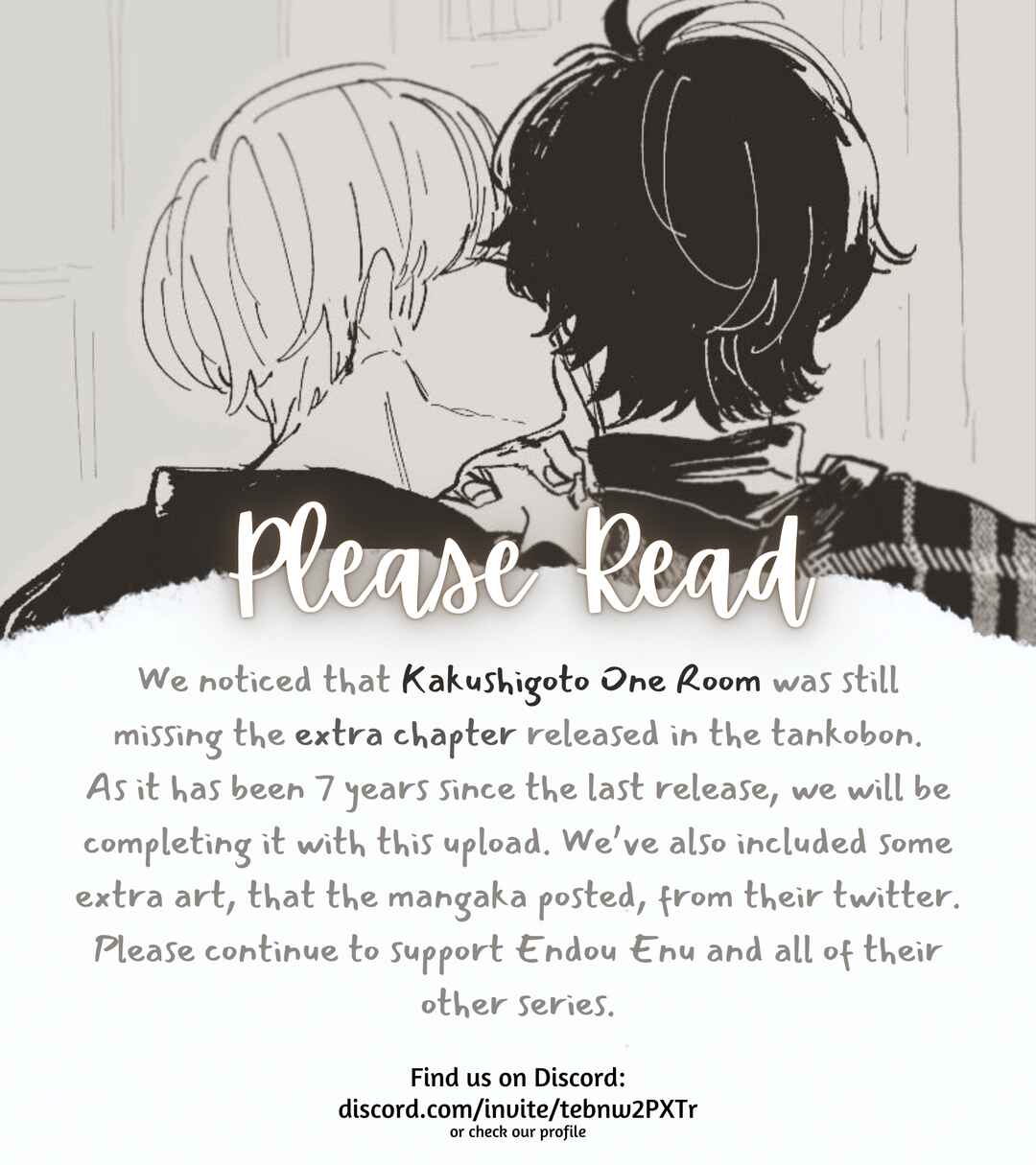 Page 1 Chapter 5.5 Kakushigoto One Room