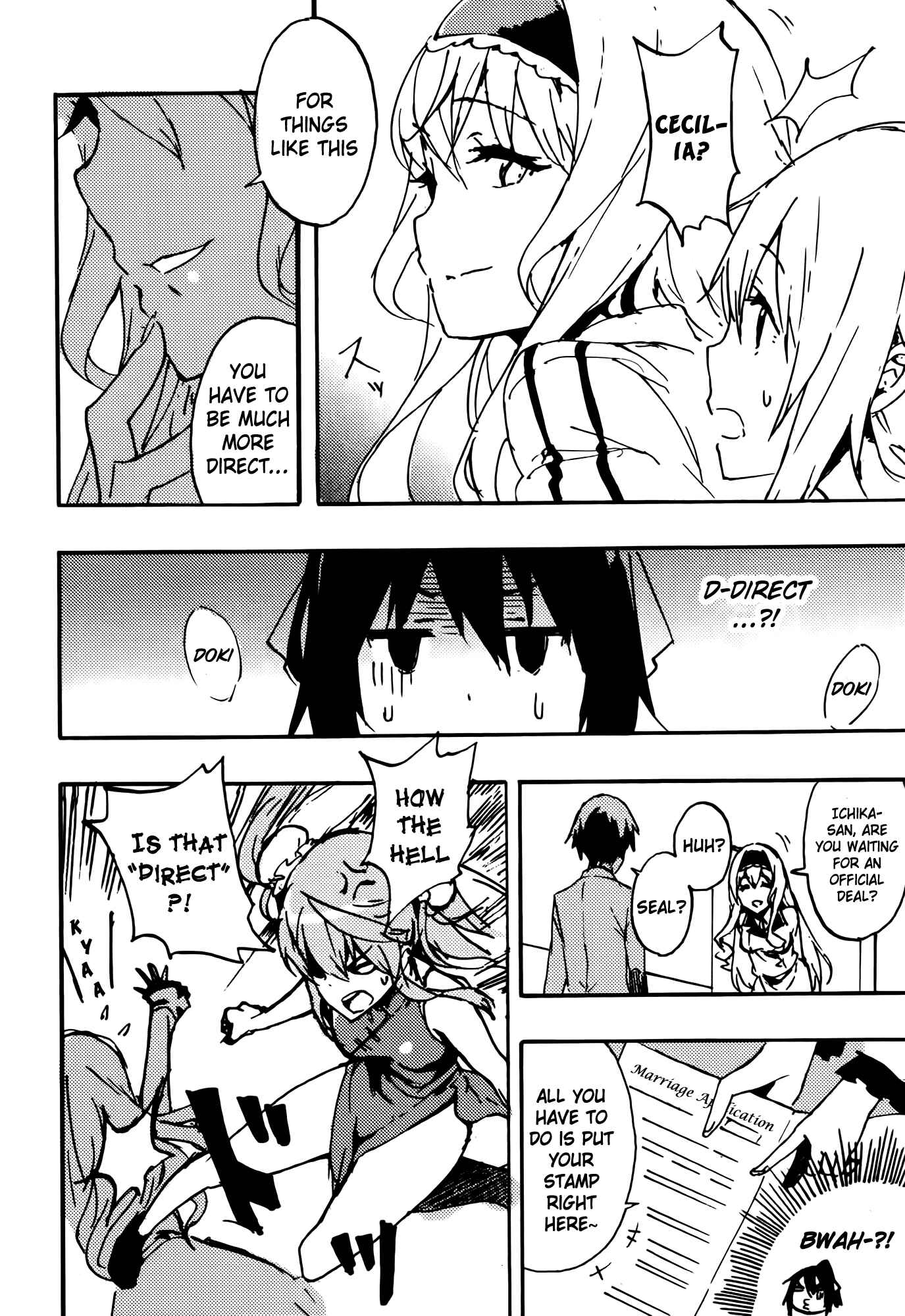 Page 4 Chapter 12 Infinite Stratos 2 - Official Anthology Comic