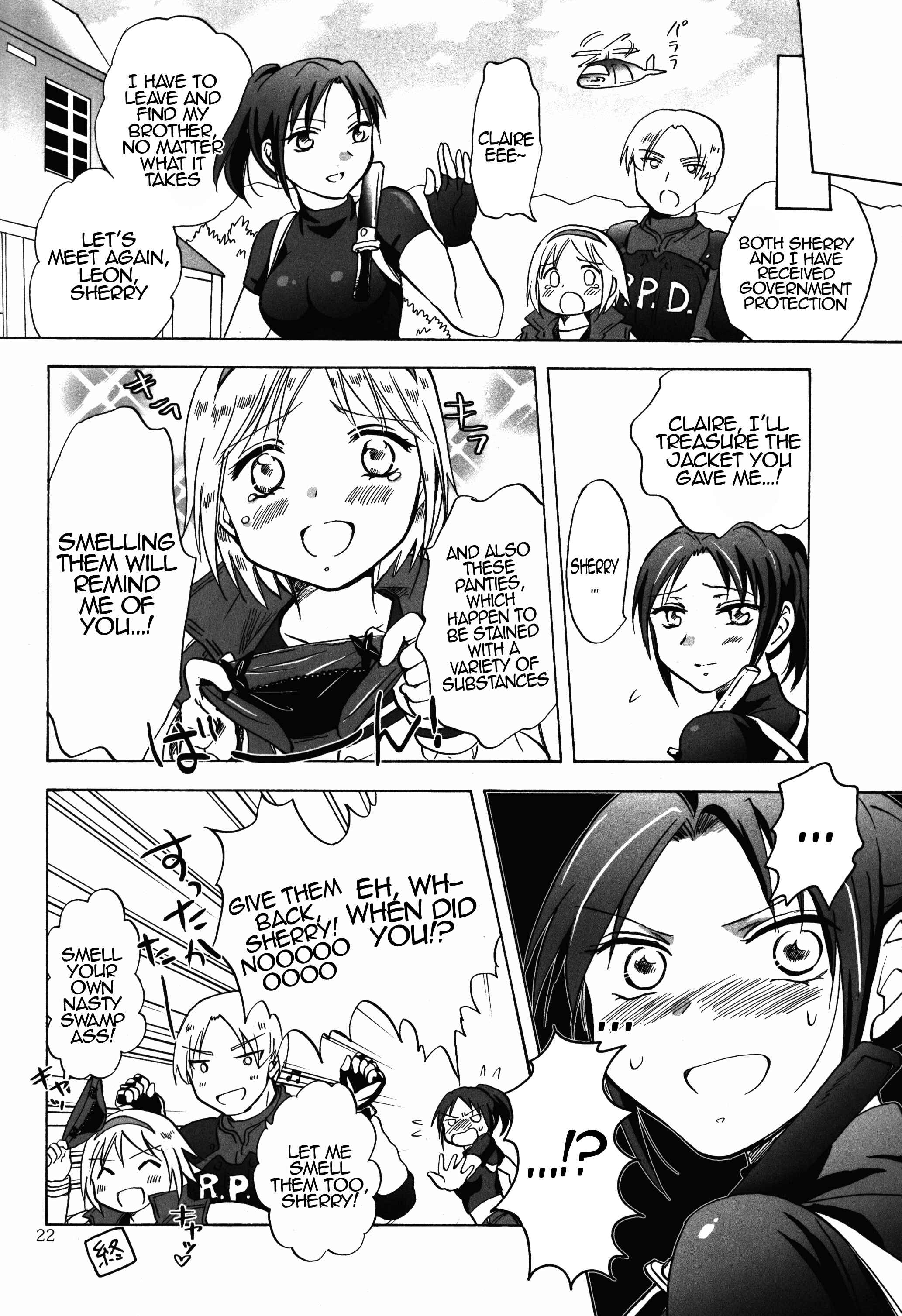 Page 22 Chapter Unknown_2d62 Resident Evil - Super Girl ni Osowareru! (Doujinshi)