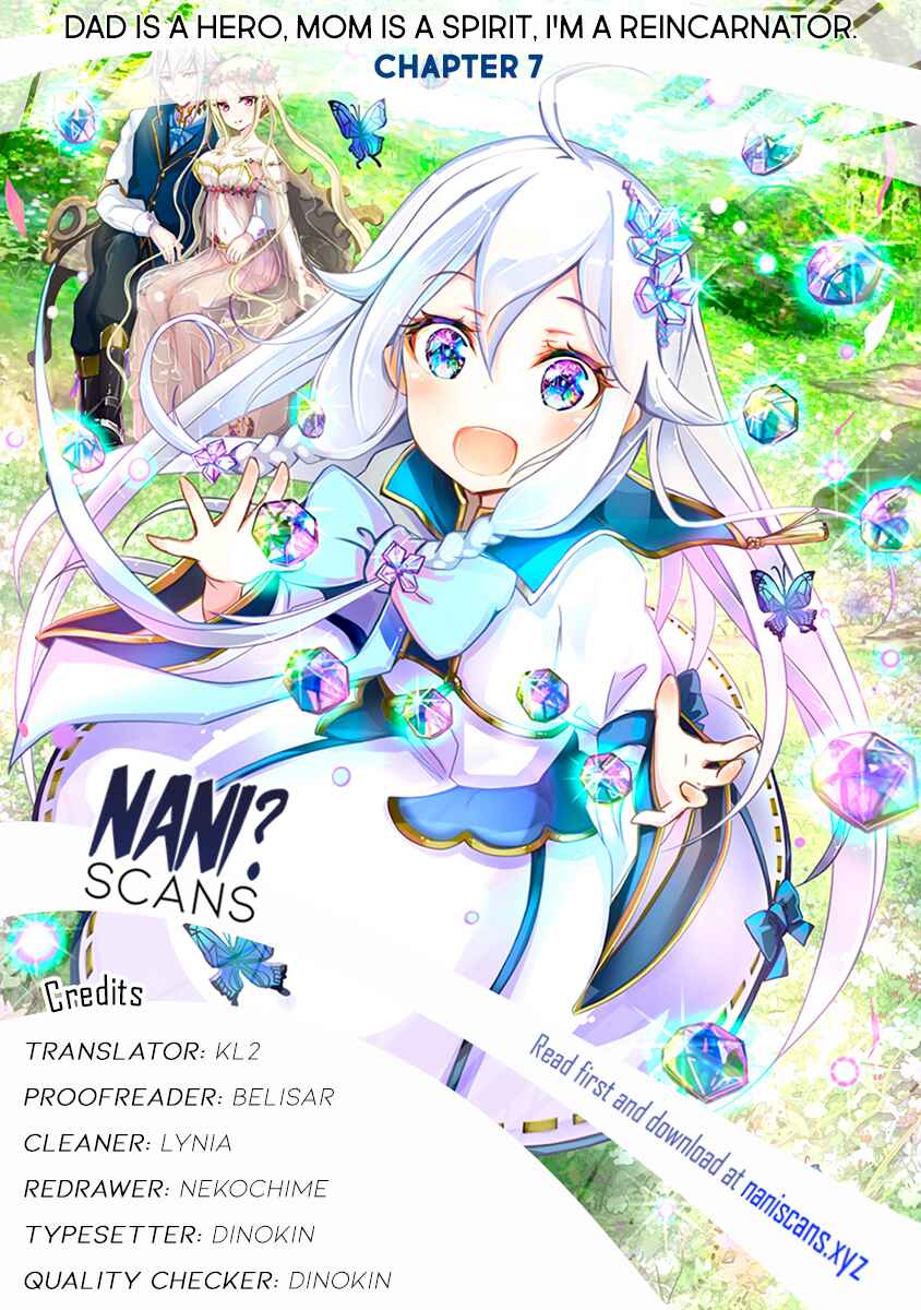 Page 1 Chapter 7 Reincarnated as the Daughter of the Legendary Hero and the Queen of Spirits