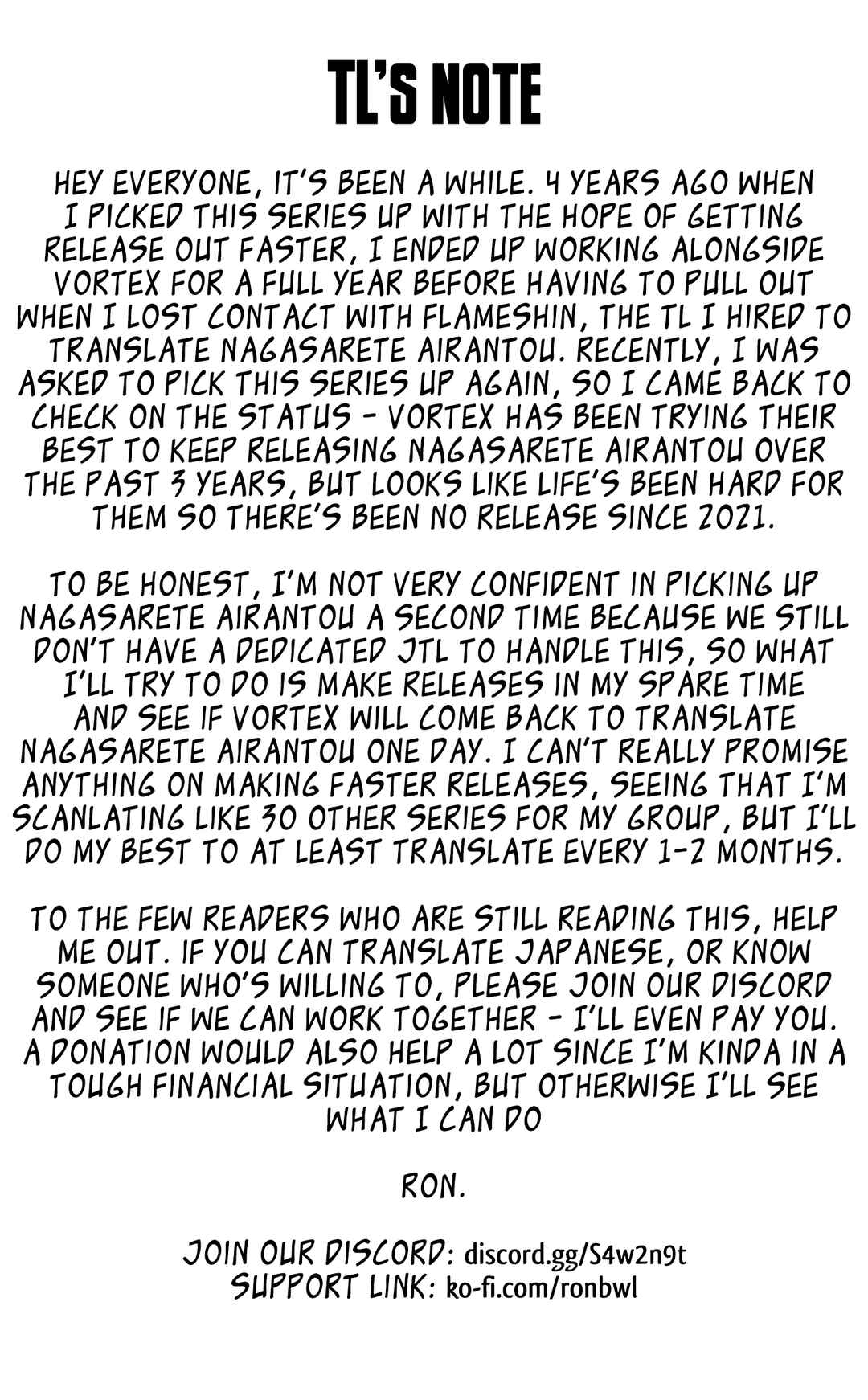 Page 28 Chapter 185 Nagasarete Airantou