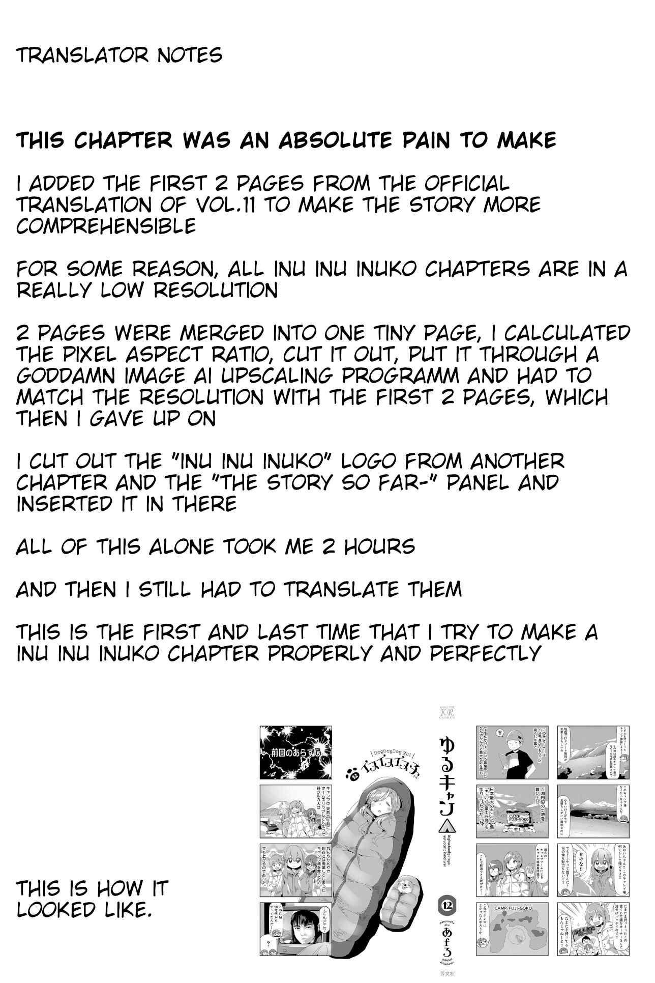 Page 22 Chapter 69.5 Yuru Camp△