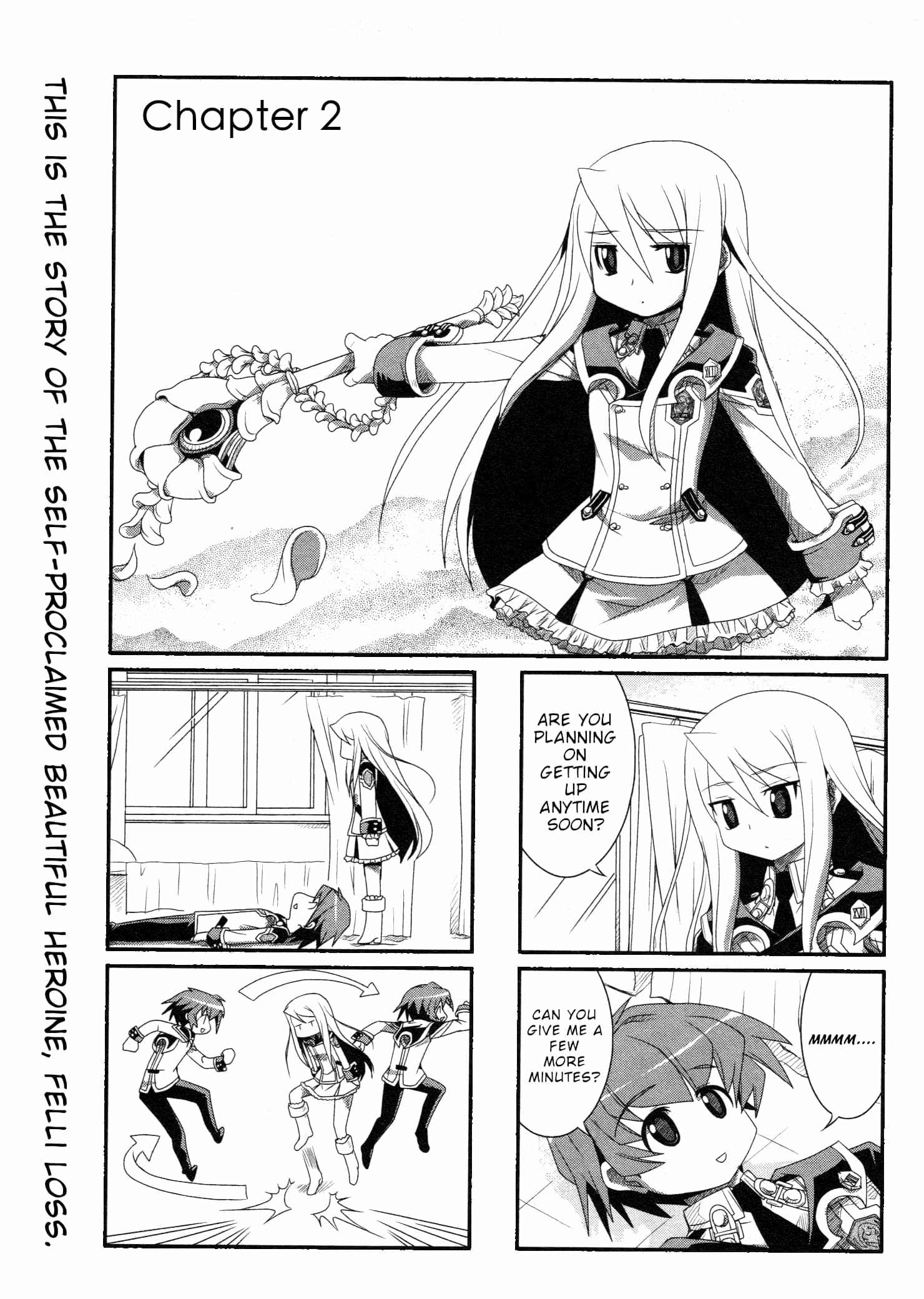 Page 1 Chapter 2 Chrome Shelled Regios Fellis Poem: a four frame comic strip