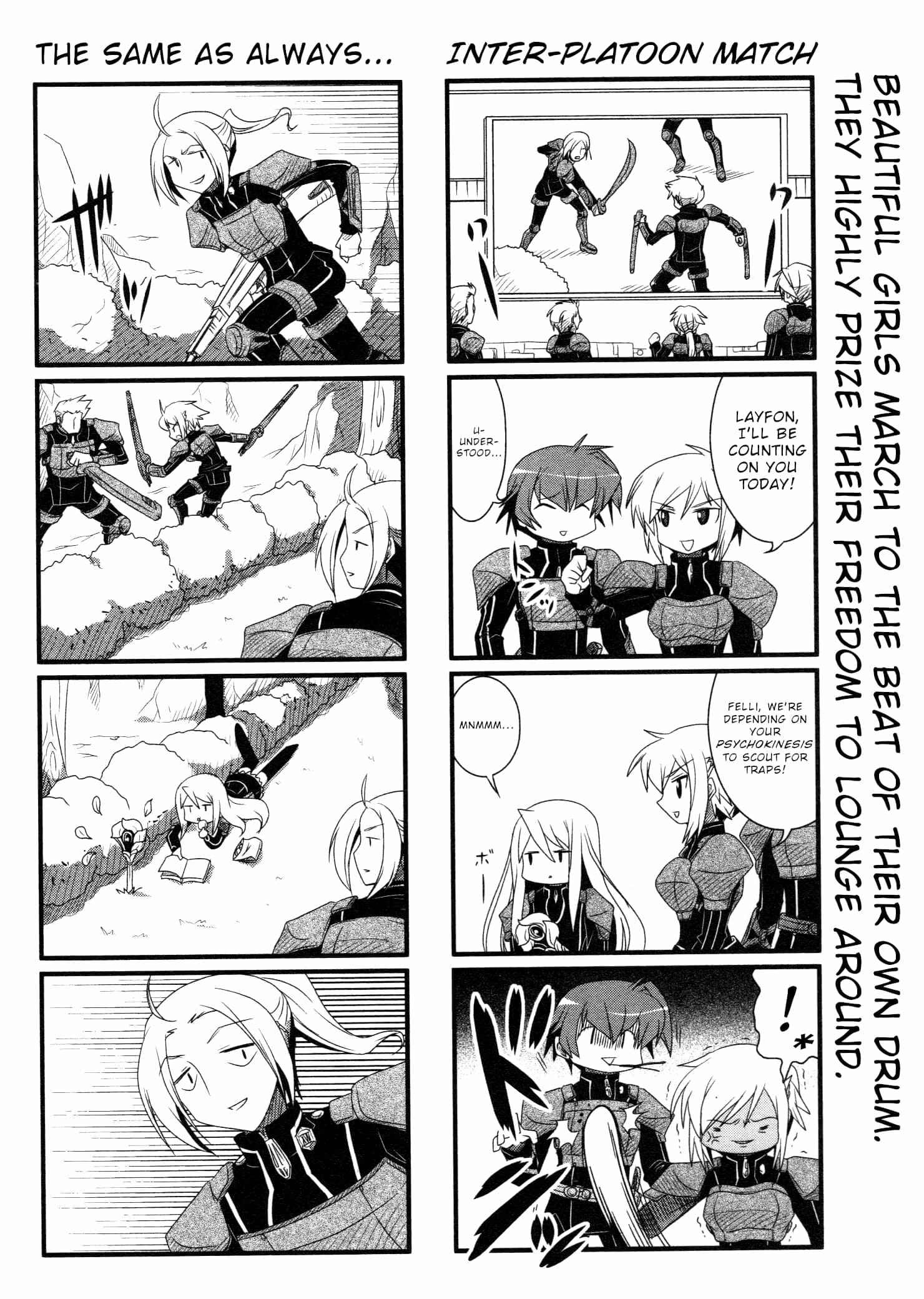Page 6 Chapter 2 Chrome Shelled Regios Fellis Poem: a four frame comic strip