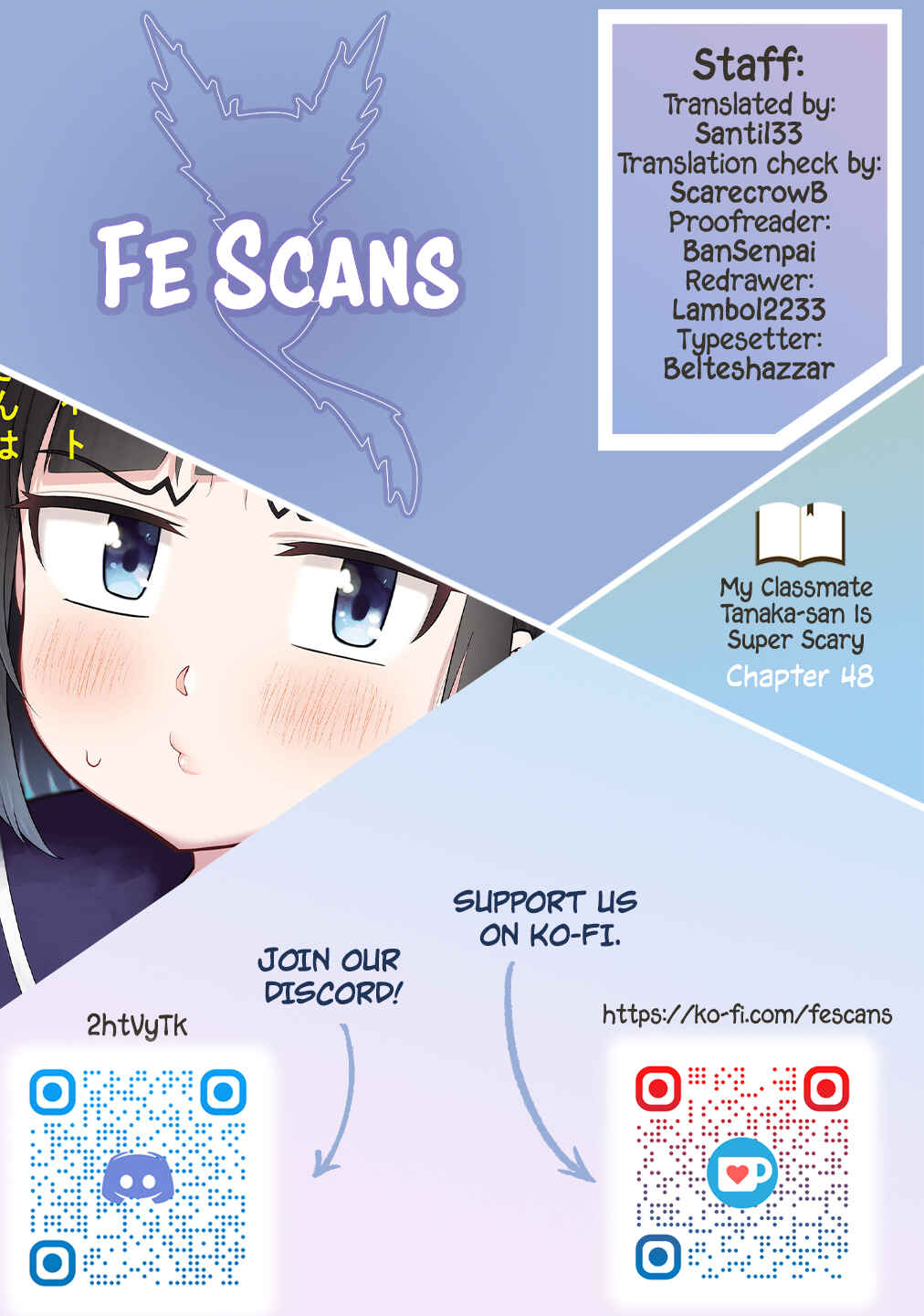 Page 1 Chapter 48 Classmate no Tanaka-san wa Sugoku Kowai