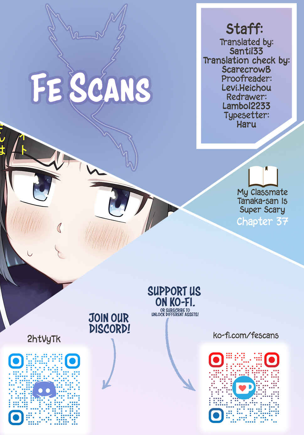 Page 1 Chapter 37 Classmate no Tanaka-san wa Sugoku Kowai