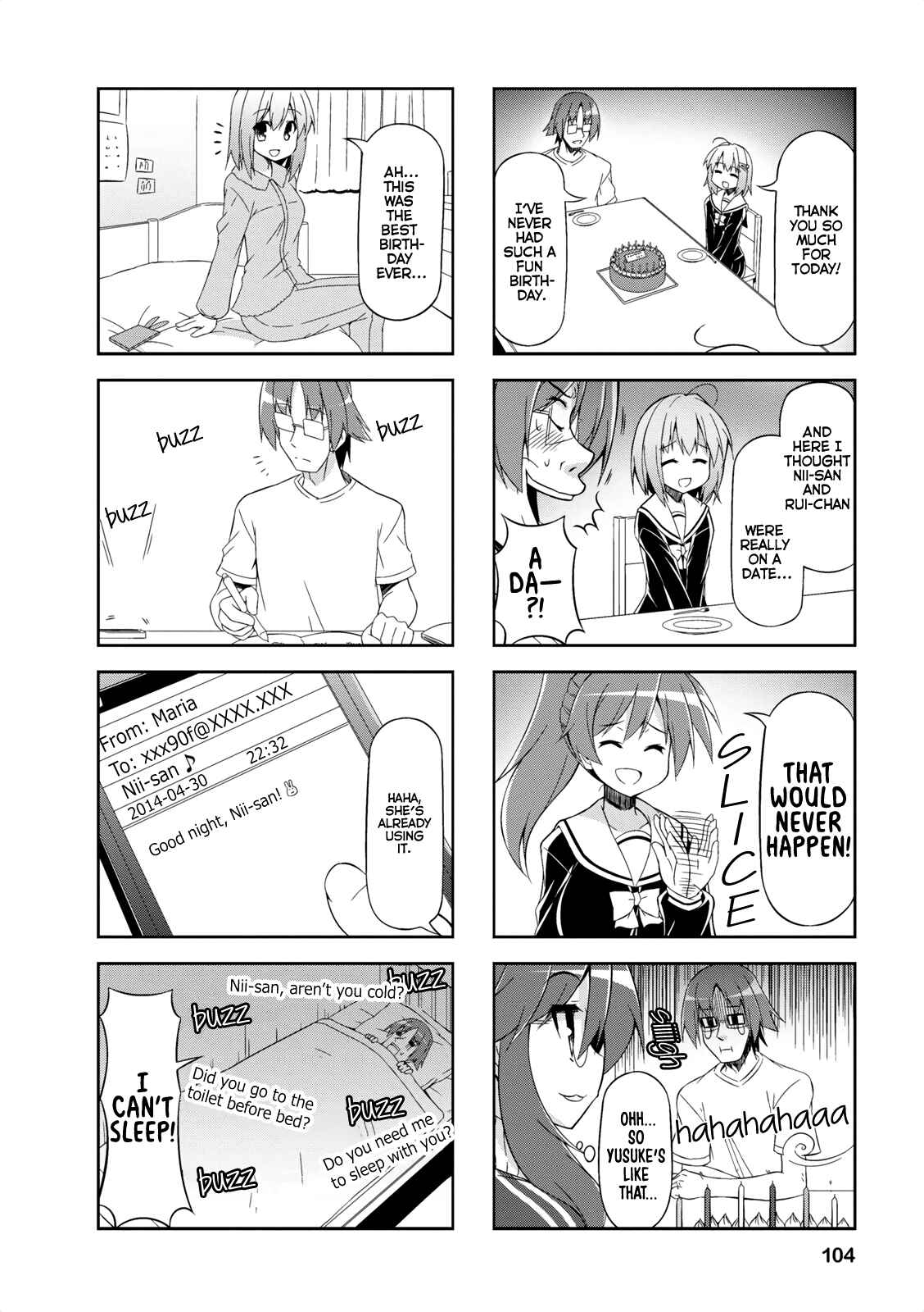 Page 8 Chapter 11 Nakahara-kun no Kahogo na Imouto