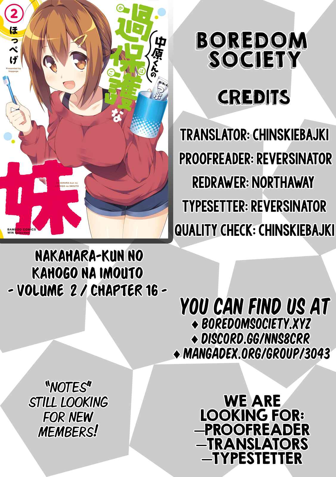Page 9 Chapter 16 Nakahara-kun no Kahogo na Imouto