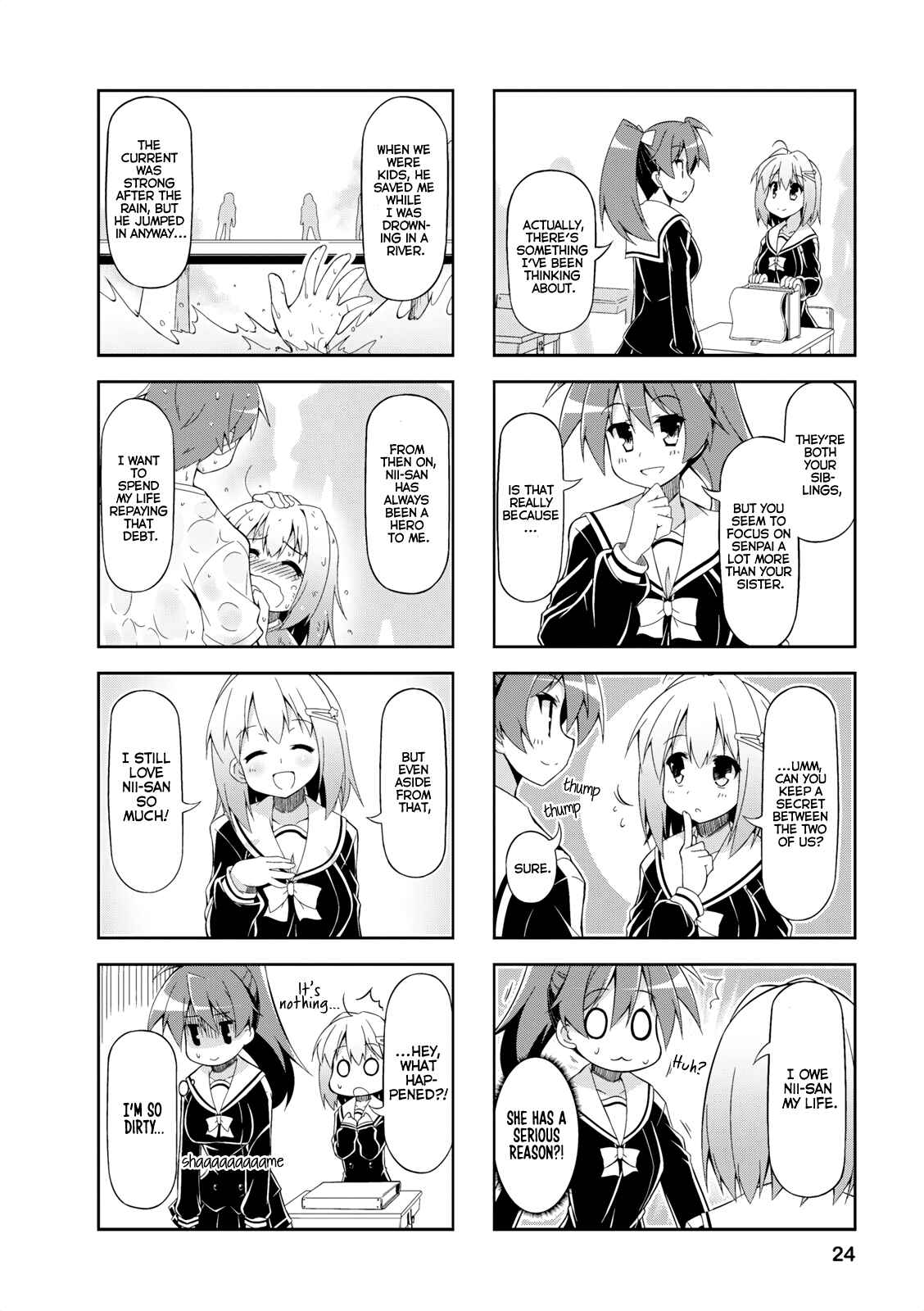 Page 6 Chapter 15 Nakahara-kun no Kahogo na Imouto