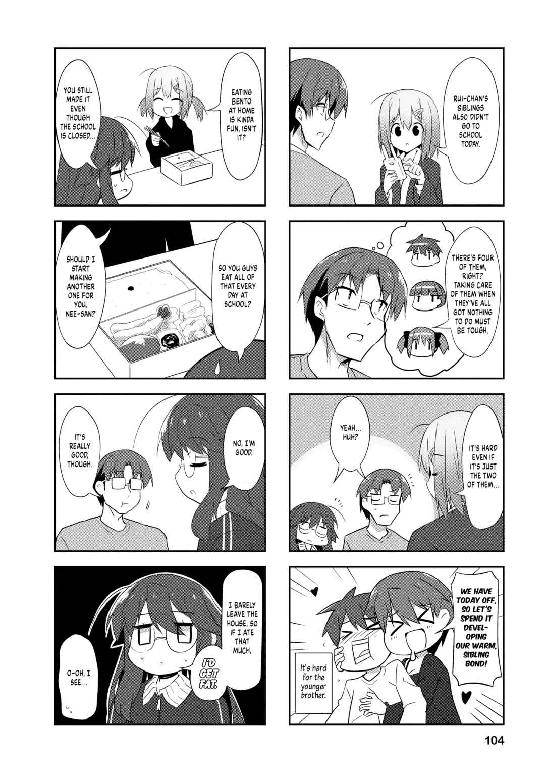Page 4 Chapter 87 Nakahara-kun no Kahogo na Imouto