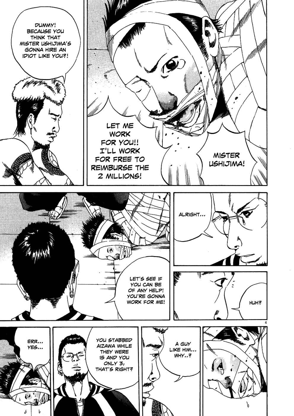 Page 4 Chapter 9 Yamikin Ushijima-kun