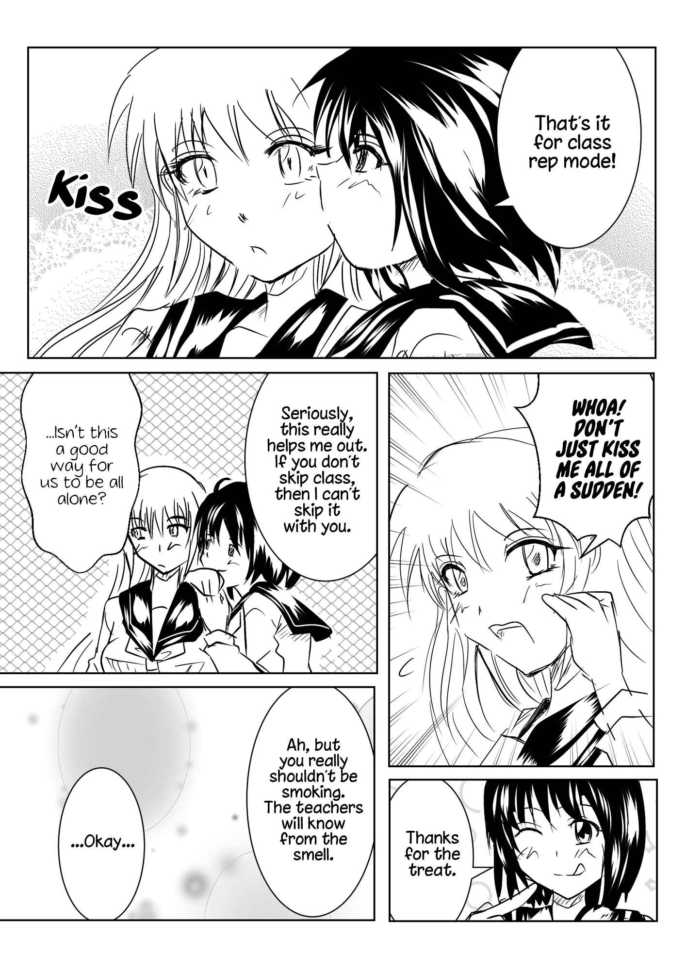 Page 2 Chapter 1 Delinquent Girl and Class Rep