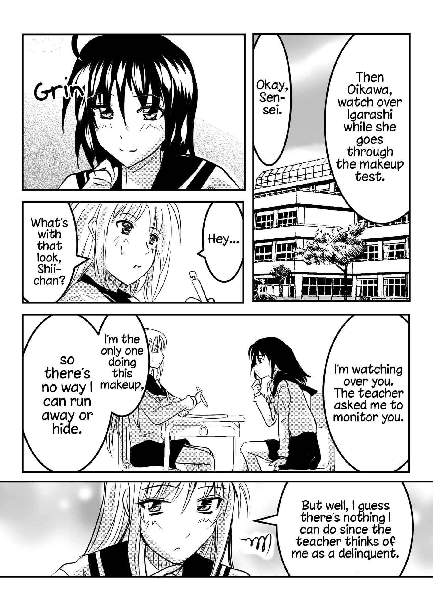 Page 1 Chapter 2 Delinquent Girl and Class Rep