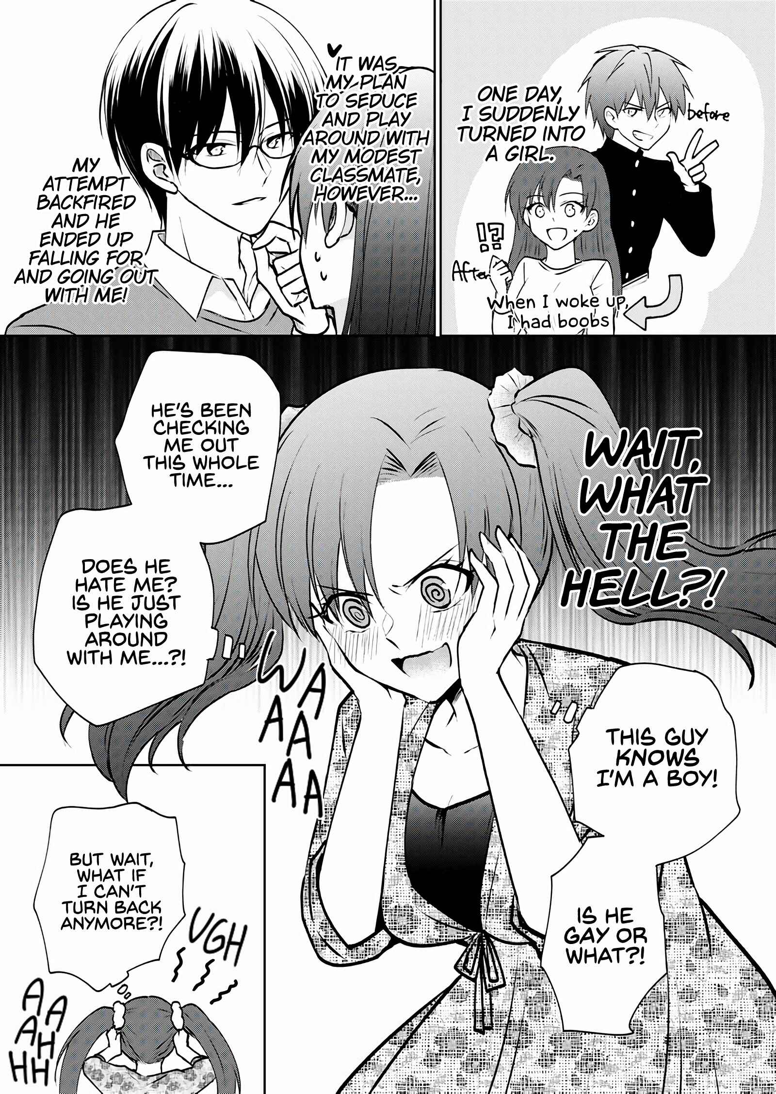 Page 1 Chapter 1 I Got Genderswapped (♂→♀), so I Tried to Seduce My Classmate