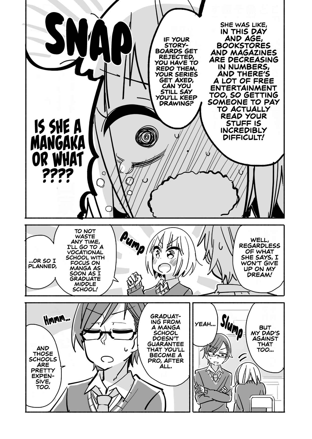 Page 2 Chapter Unknown_67bb I Want to Be a Mangaka, but My Parents Are Against It
