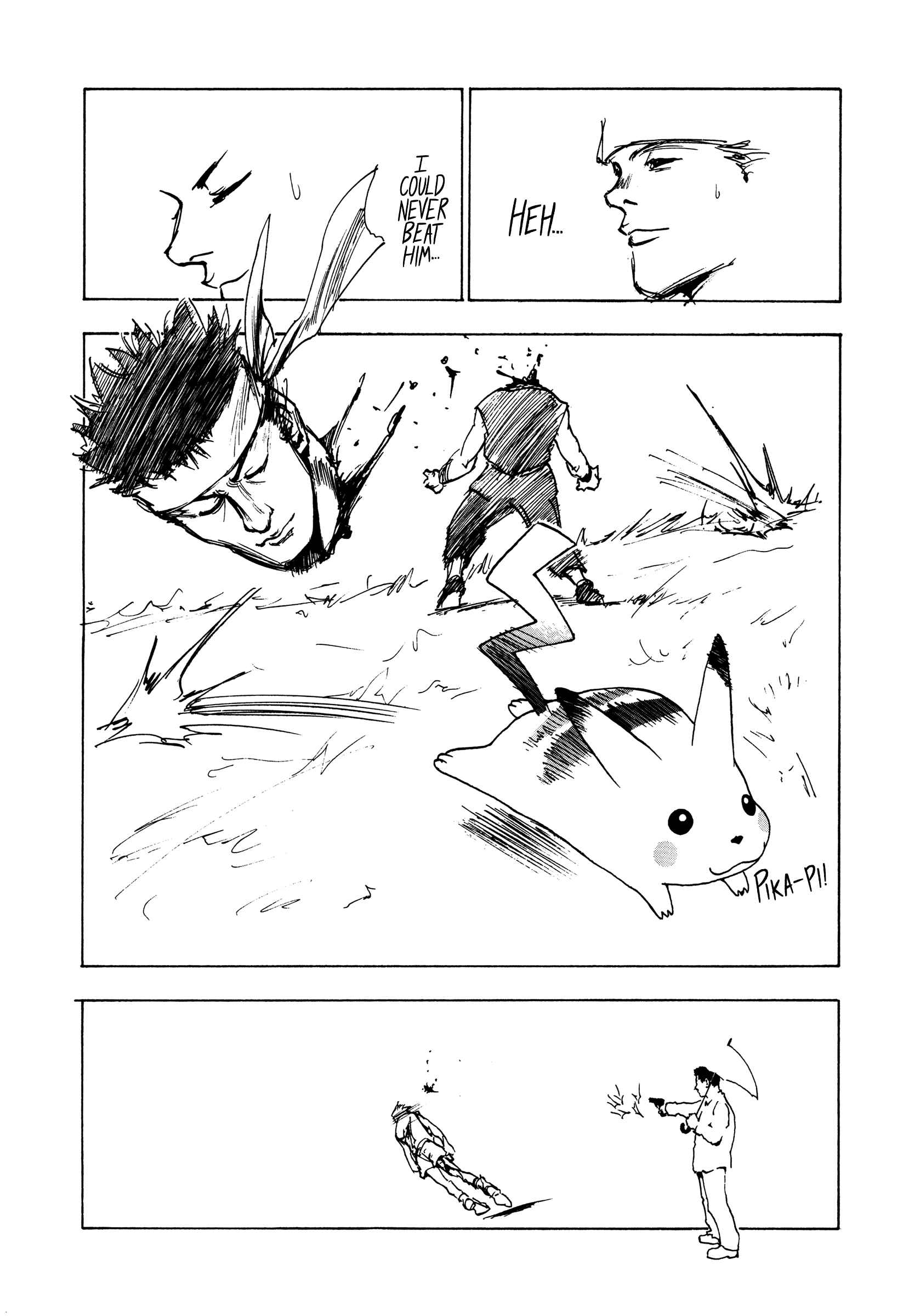 Page 8 Chapter Unknown_b41b Yoshihiro Togashi Virtua Fighter x Pokemon x Gonin oneshot (FIGHT, STUDIO LOUD IN SCHOOL)