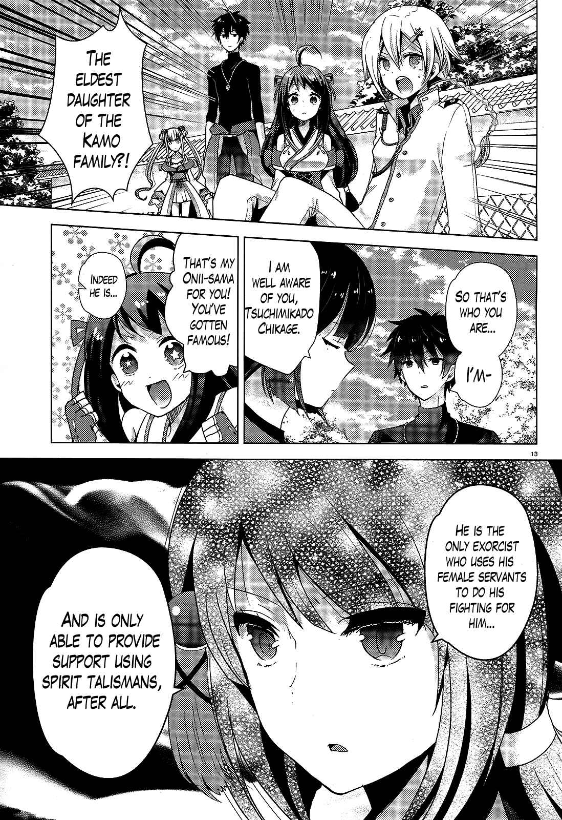 Page 13 Chapter 3 Occult Maiden - Hishou - Oni wo Tsugu Shounen