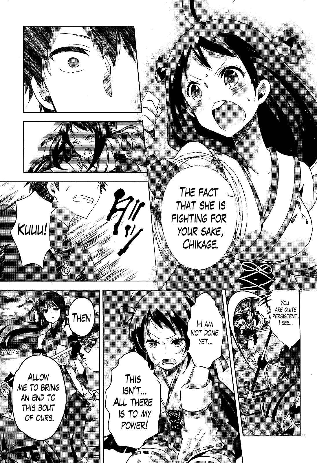 Page 11 Chapter 4 Occult Maiden - Hishou - Oni wo Tsugu Shounen
