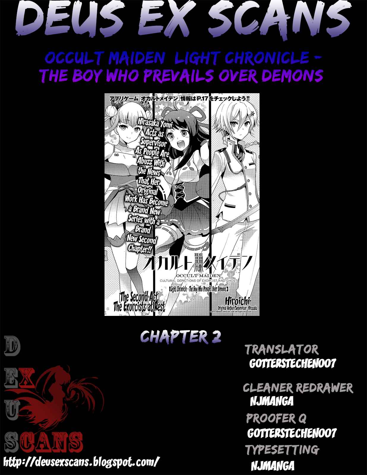 Page 13 Chapter 2 Occult Maiden - Hishou - Oni wo Tsugu Shounen