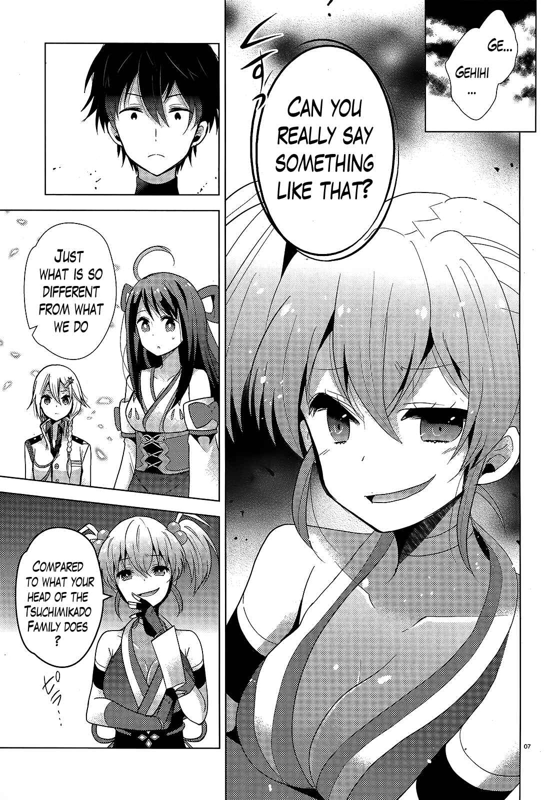 Page 7 Chapter 8 Occult Maiden - Hishou - Oni wo Tsugu Shounen