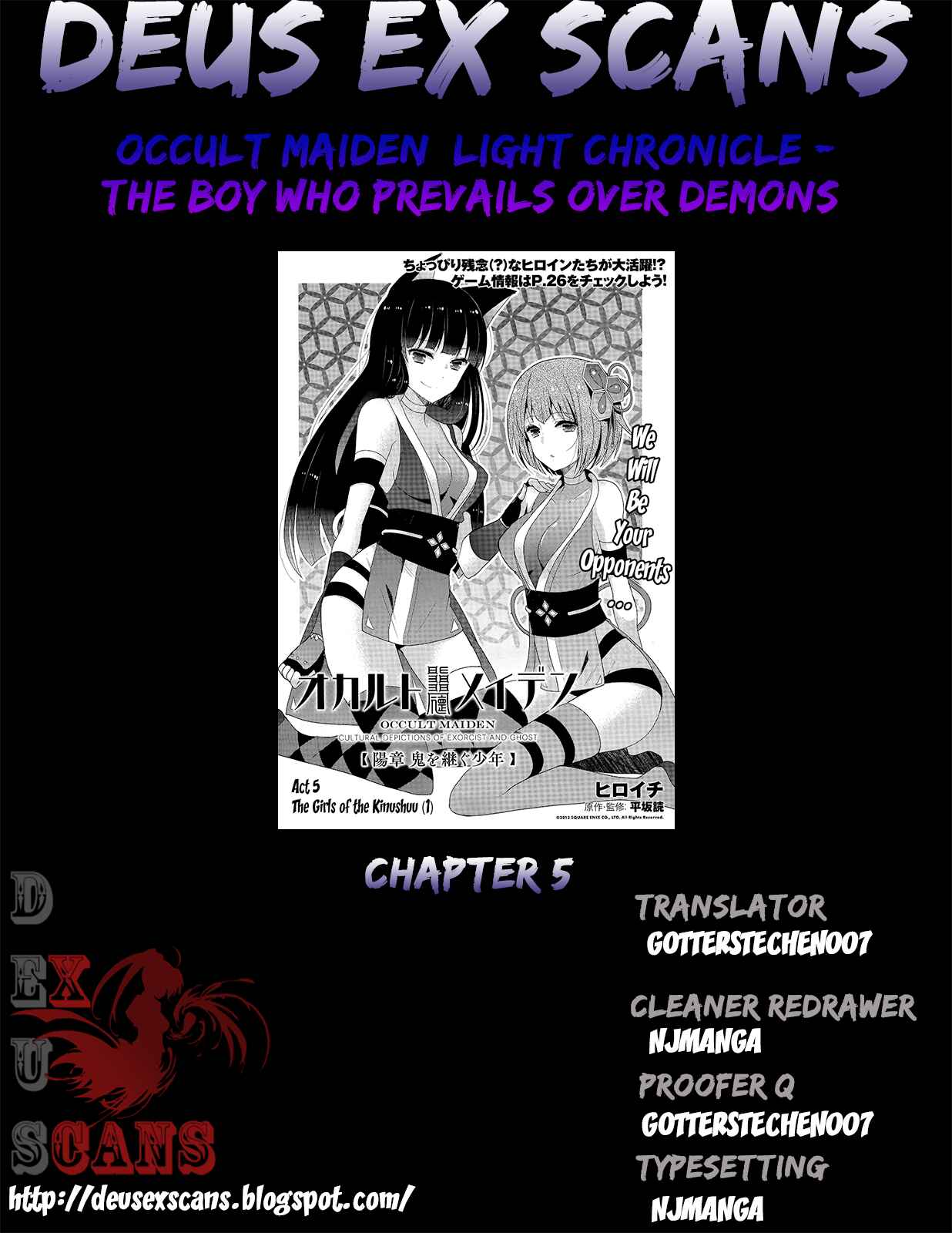 Page 17 Chapter 5 Occult Maiden - Hishou - Oni wo Tsugu Shounen
