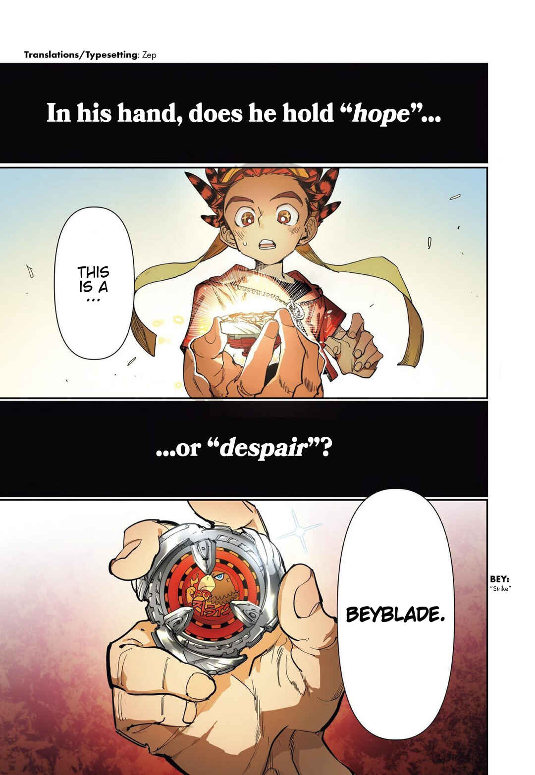 Page 1 Chapter 0 Beyblade X