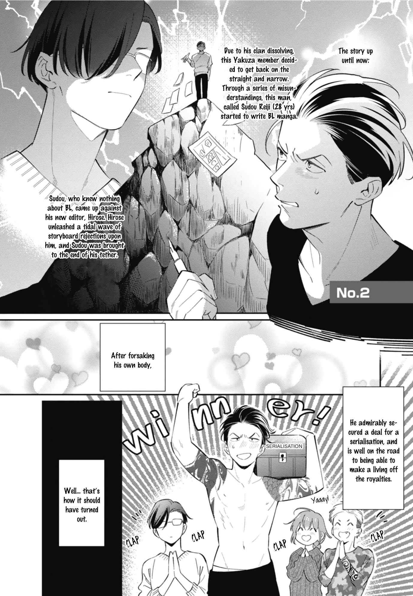 Page 4 Chapter 2 Moto Yakuza ga BL Sakka ni Nattarashii.