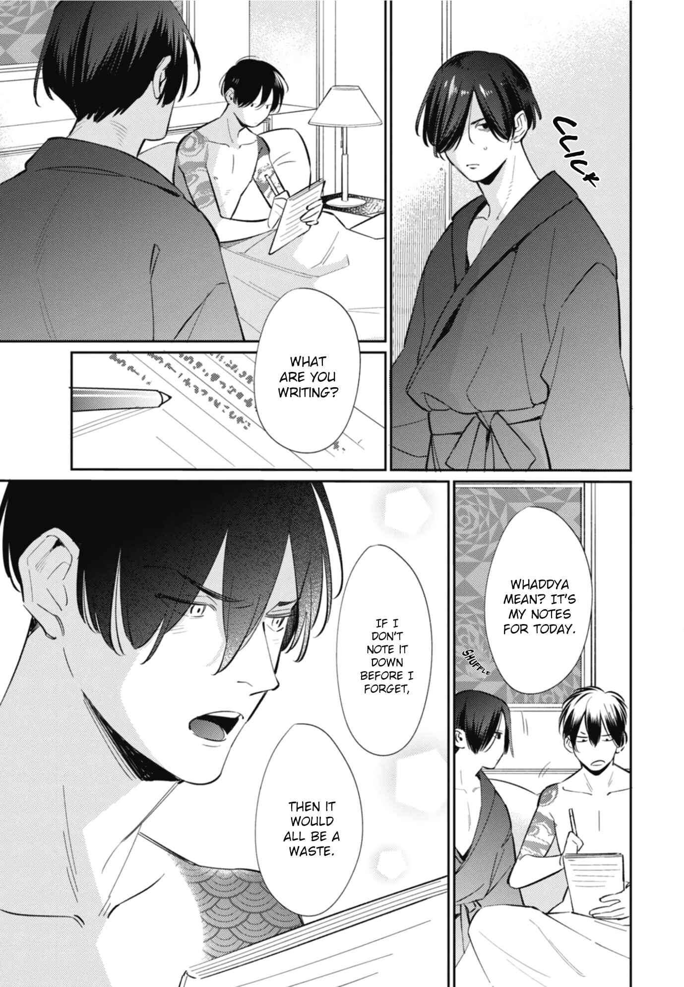Page 16 Chapter 4 Moto Yakuza ga BL Sakka ni Nattarashii.