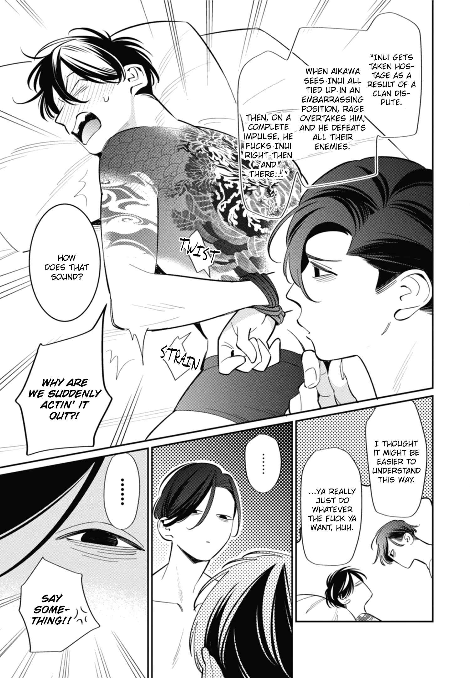 Page 6 Chapter 7.5 Moto Yakuza ga BL Sakka ni Nattarashii.