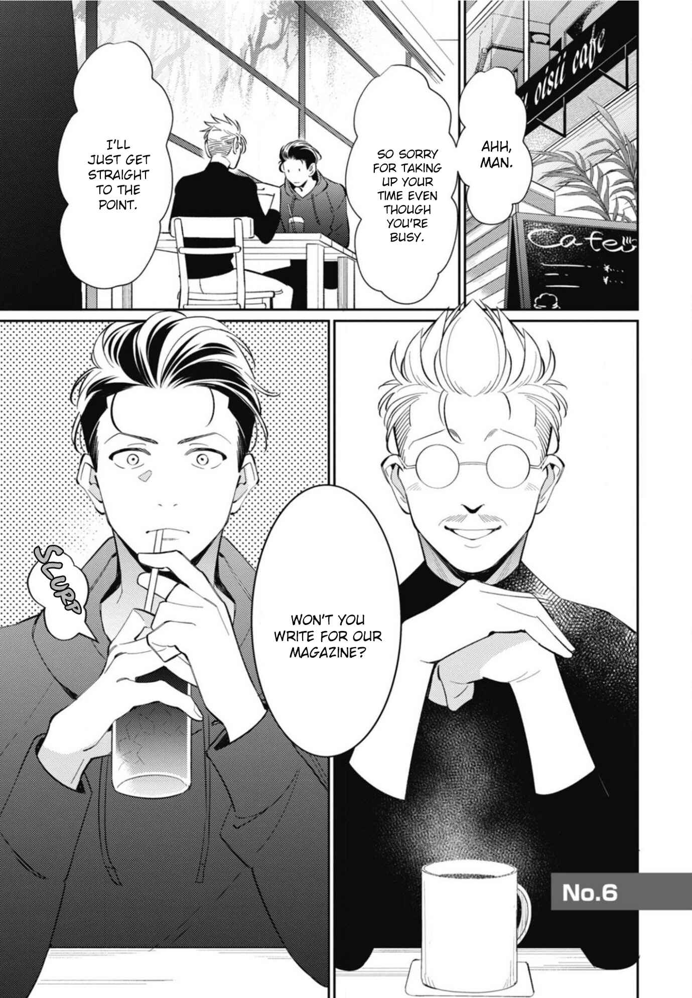 Page 4 Chapter 6 Moto Yakuza ga BL Sakka ni Nattarashii.