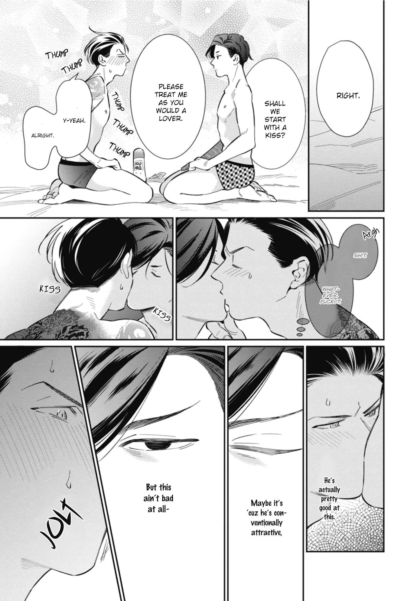 Page 34 Chapter 1 Moto Yakuza ga BL Sakka ni Nattarashii.