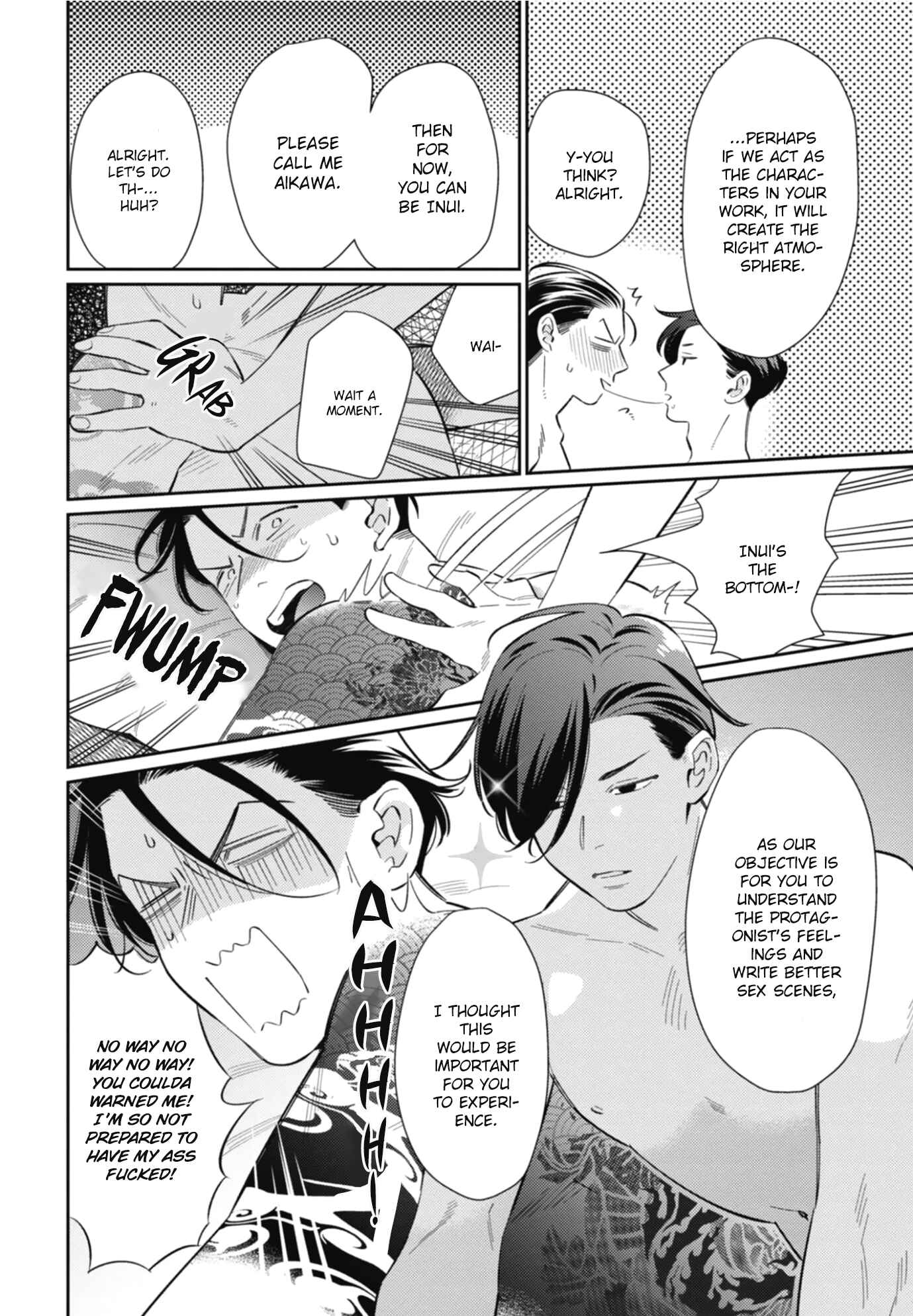 Page 35 Chapter 1 Moto Yakuza ga BL Sakka ni Nattarashii.
