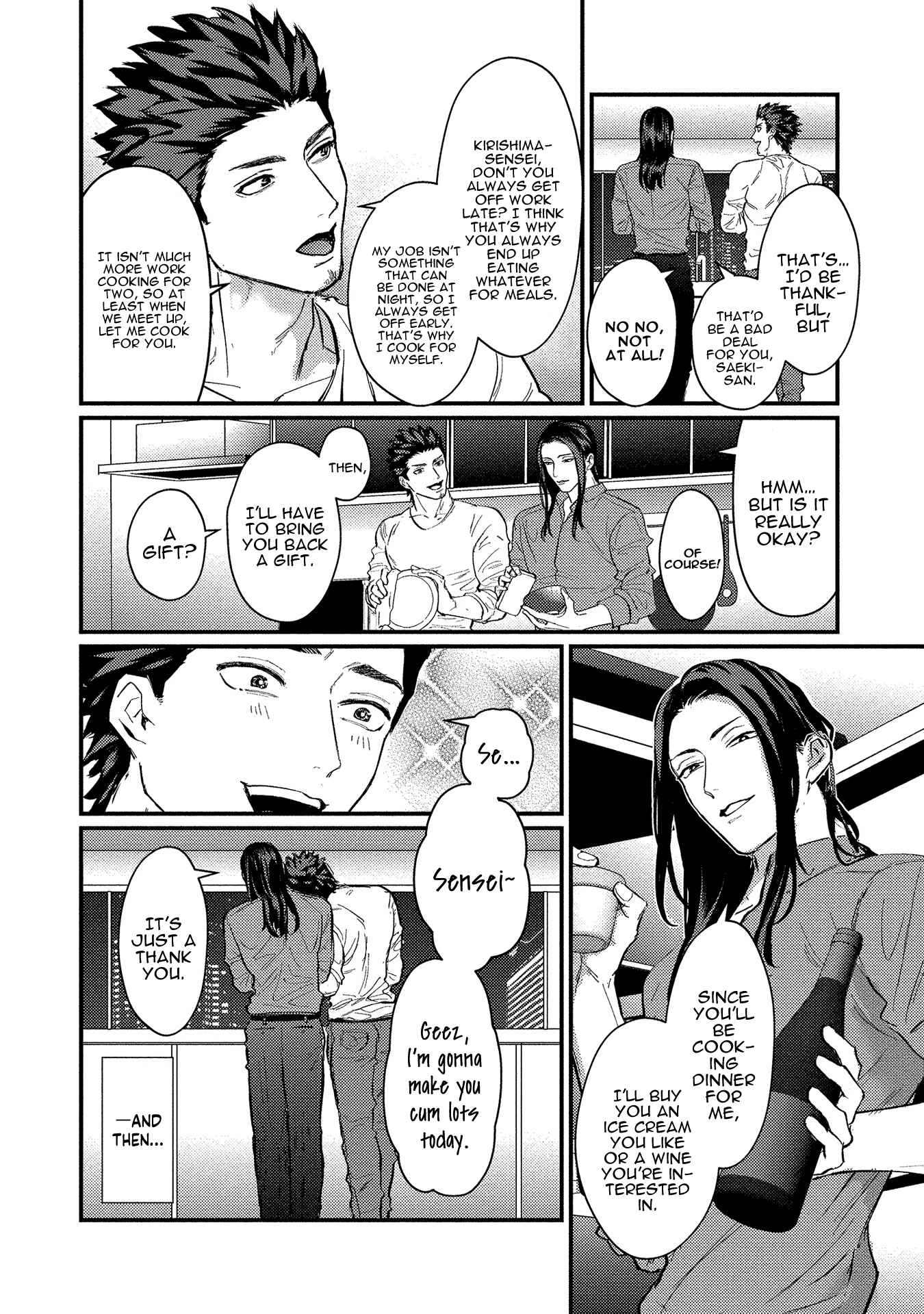 Page 13 Chapter 4 Sensei Shokushin Shite Kudasai