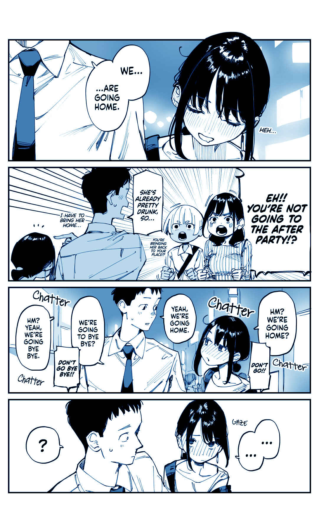 Page 1 Chapter 242 Do Your Best, Douki-chan (Monday Blue ver.)