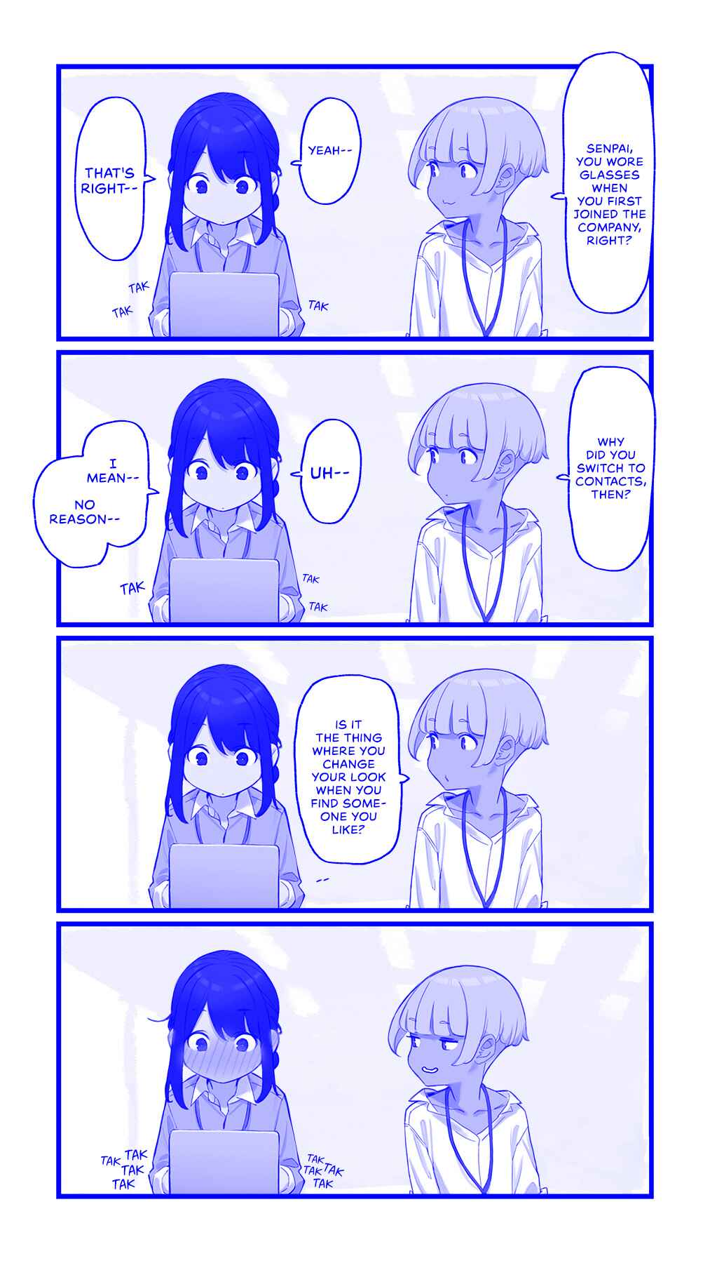 Page 1 Chapter 113 Do Your Best, Douki-chan (Monday Blue ver.)