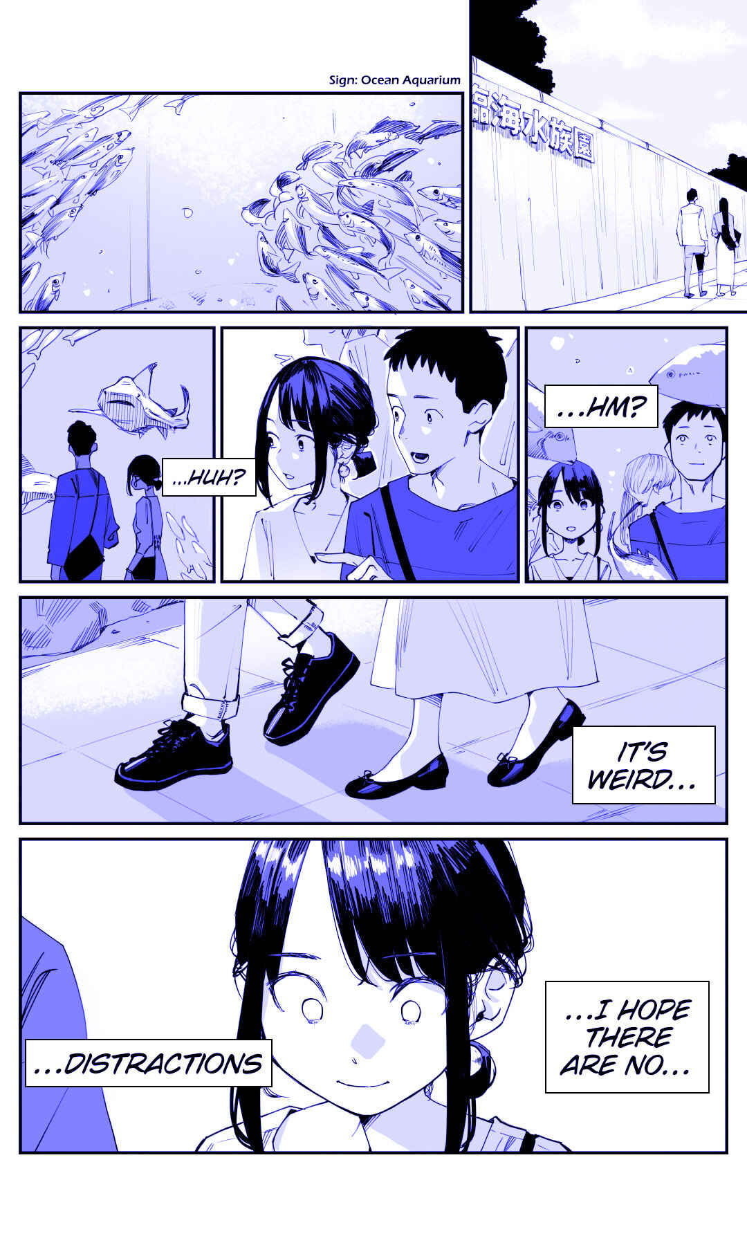 Page 1 Chapter 235 Do Your Best, Douki-chan (Monday Blue ver.)