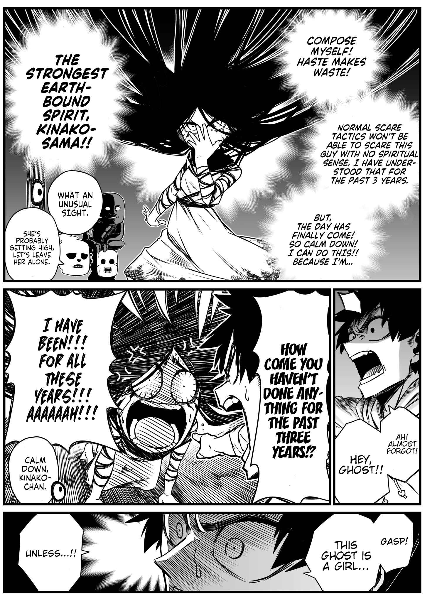 Page 1 Chapter 7 The Strongest Earthbound Spirit and the Guy With No Spiritual Sense