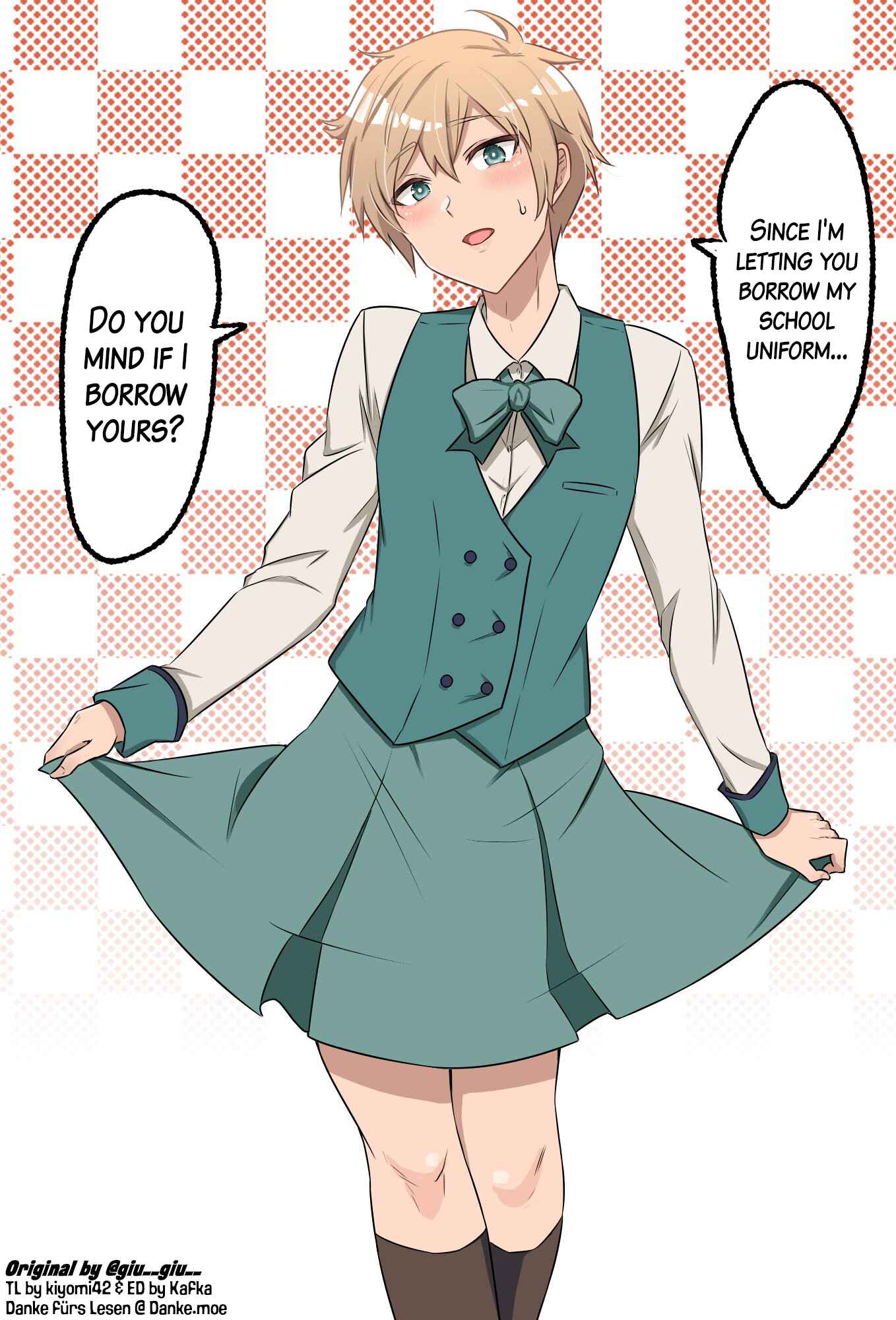 Page 1 Chapter Unknown_ffb0 A Boy Who Wanted to Crossdress, and So Suggested to His Classmate That They Swap Clothes🔃